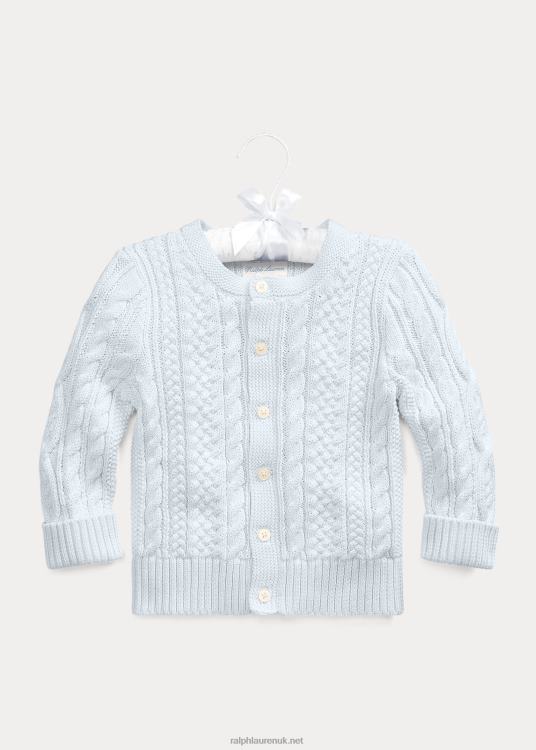 UK Ralph Lauren Baby Aran-Knit Cotton CardiganTRVP08325