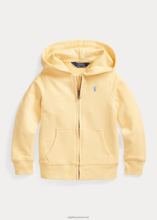 UK Ralph Lauren Kids Spa Terry Full-Zip Hoodie Corn Yellow TRVP09995