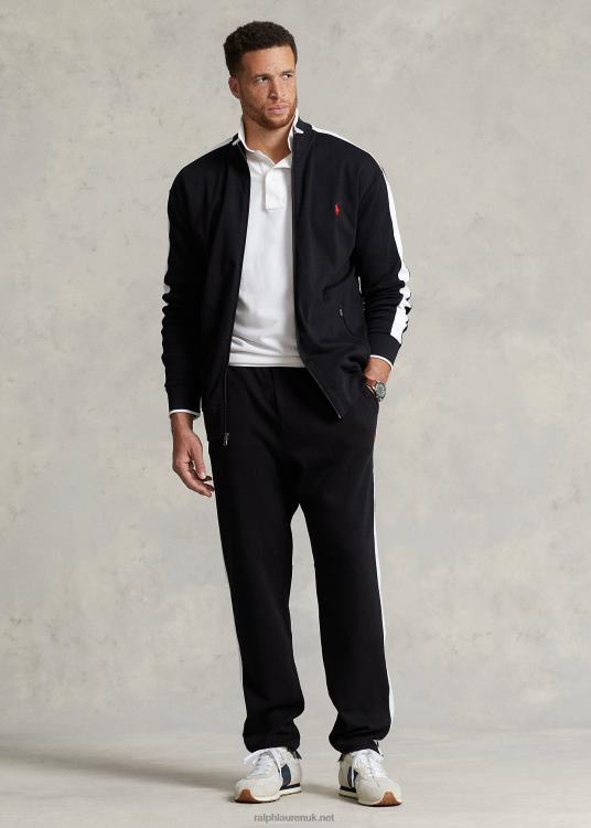 UK Ralph Lauren Men Interlock Track Pant Black TRVP01480