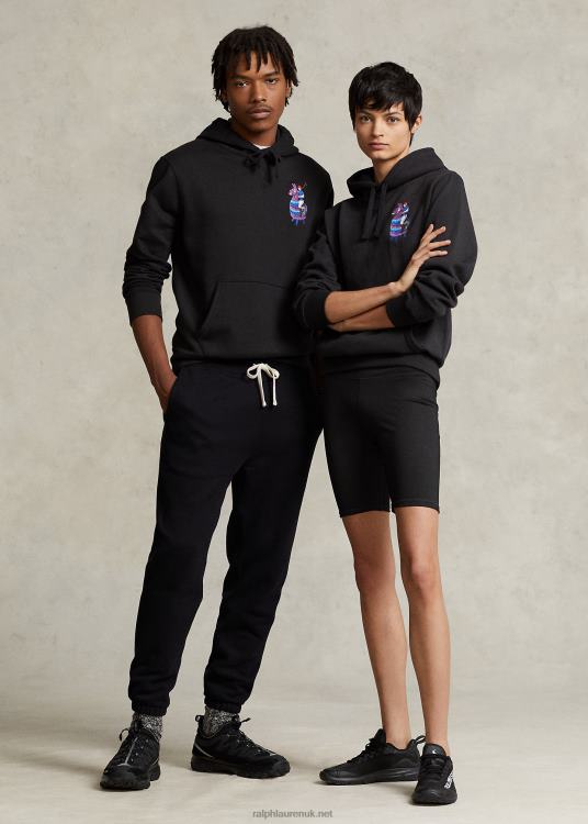 UKUnisex Polo Ralph Lauren x Fortnite Hoodie Black TRVP03429