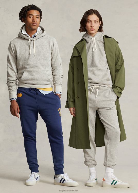 UK Ralph Lauren Unisex Fleece Hoodie Loft Heather TRVP03406