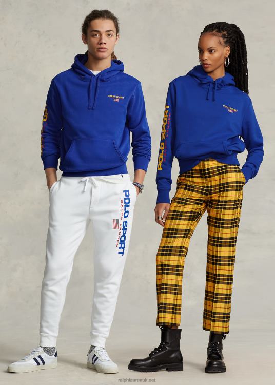 UK Ralph Lauren Unisex Polo Sport Fleece Hoodie Sapphire Star TRVP03423